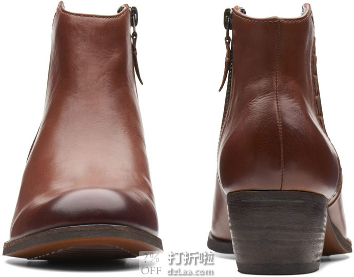 Clarks 其乐 Maypearl Fawn 女式短靴 5码1.3折.86 海淘转运到手约¥216