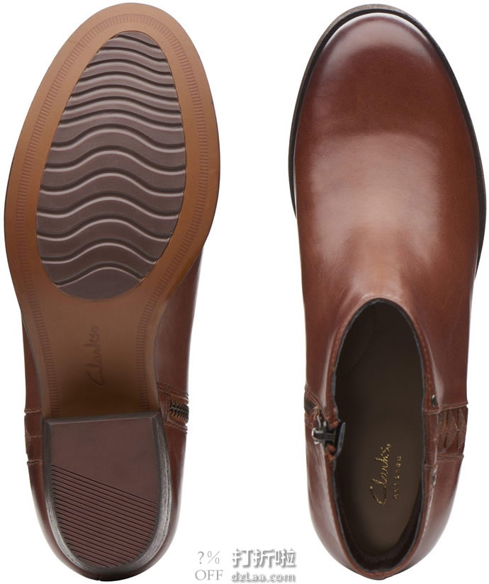 Clarks 其乐 Maypearl Fawn 女式短靴 5码1.3折.86 海淘转运到手约¥216