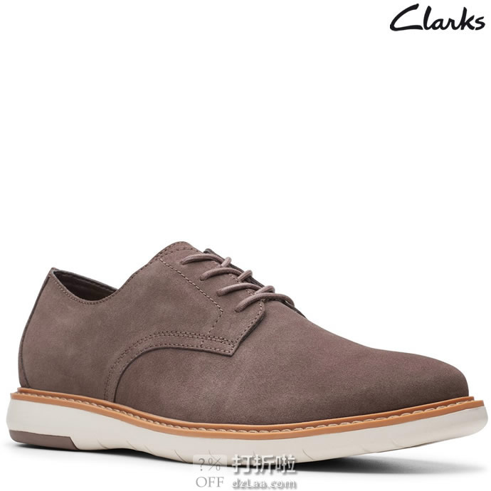 白菜 Clarks 其乐 Draper Lace 男式牛津鞋 40码1.3折.87海淘转运到手约¥202