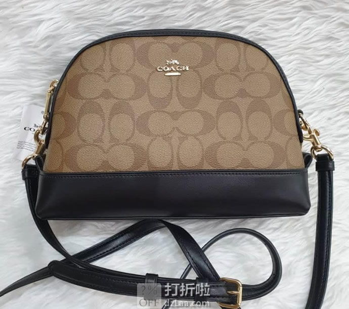 COACH 蔻驰 Signature Mini Dome  经典圆顶挎包 3.6折7.99 海淘转运到手约￥795