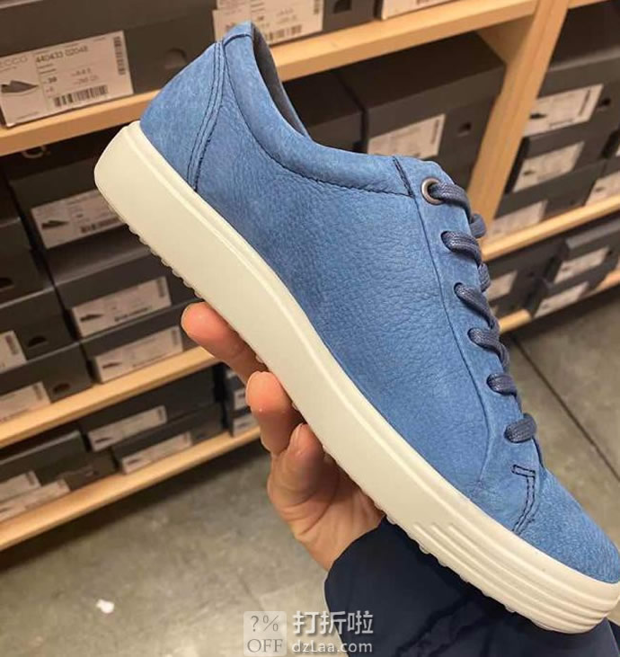 ECCO 爱步 SOFT 7 柔酷7号 缝线装饰 女式休闲鞋 板鞋 2.5折.54起 海淘转运到手约￥283