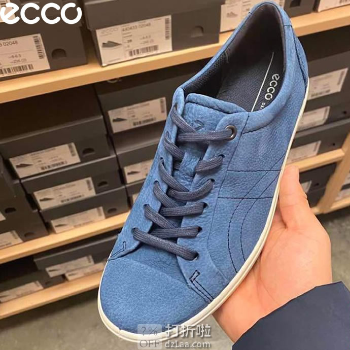 ECCO 爱步 SOFT 7 柔酷7号 缝线装饰 女式休闲鞋 板鞋 2.5折.54起 海淘转运到手约￥283