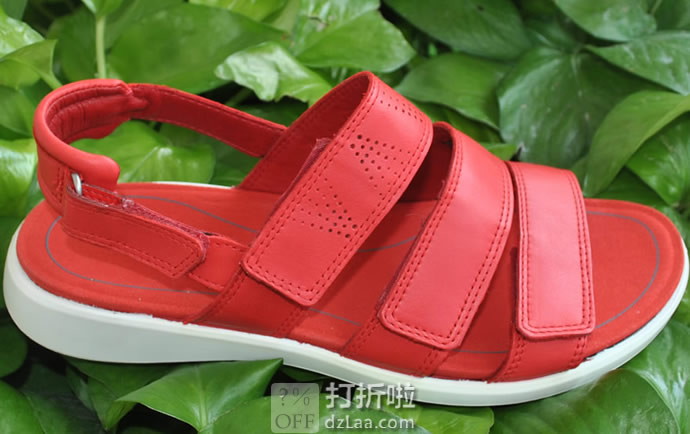 ECCO 爱步 Soft 5 柔酷5号 女式平底凉鞋 37码3.3折.18 海淘转运到手约¥335