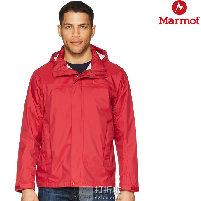 Marmot 土拨鼠 Precip 轻量防水透气 户外男式冲锋衣 S码3.1折.76 海淘转运到手约￥246