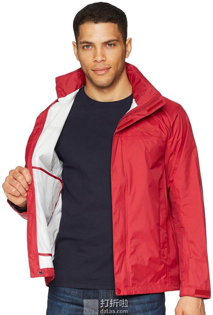 Marmot 土拨鼠 Precip 轻量防水透气 户外男式冲锋衣 S码3.1折.76 海淘转运到手约￥246