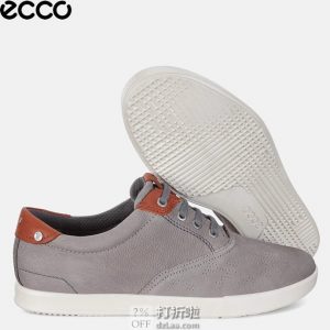 ECCO 爱步 Collin 2.0 CVO 男式系带休闲鞋 40码3.8折$57.53海淘转运到手￥497