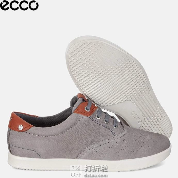 ECCO 爱步 Collin 2.0 CVO 男式系带休闲鞋 40码3.8折.53海淘转运到手￥497