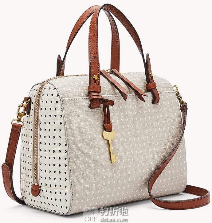 Fossil 化石 Rachel PVC印花 女式手提包 4折.2 海淘转运到手约￥440