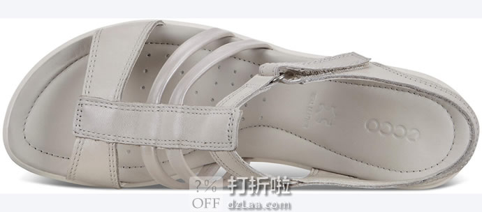 断码2.1折 ECCO 爱步 Felicia 菲莉系列 女式坡跟凉鞋 .62 海淘转运到手约￥240