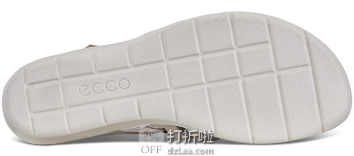 断码2.1折 ECCO 爱步 Felicia 菲莉系列 女式坡跟凉鞋 .62 海淘转运到手约￥240