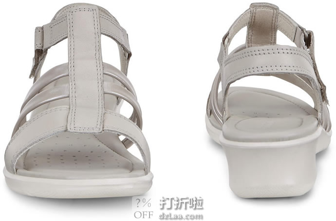 断码2.1折 ECCO 爱步 Felicia 菲莉系列 女式坡跟凉鞋 .62 海淘转运到手约￥240