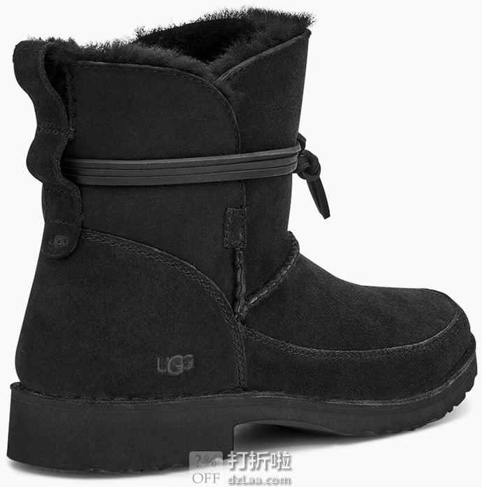 UGG 时尚绑带 女式羊毛保暖雪地靴 3.9折.91 海淘转运到手约￥563