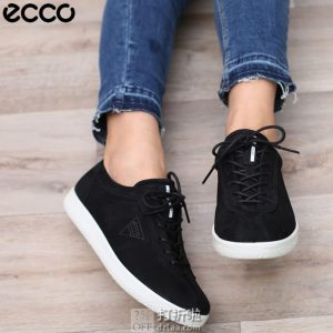ECCO 爱步 Soft 1 柔酷1号 女式系带休闲板鞋 37码4.6折$54.61 海淘转运到手约￥475
