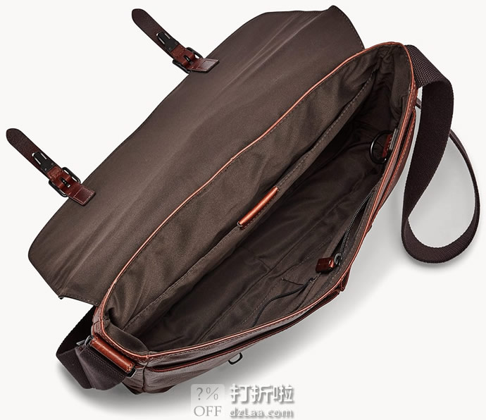 Fossil 化石 Buckner系列 15寸 真皮邮差包 电脑包 4折9.2 淘转运到手约￥932