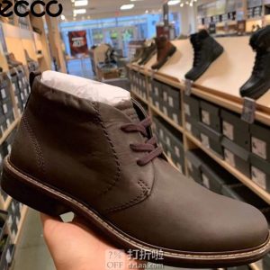 ECCO 爱步 Turn 扭转 Hydromax防水 男式系带休闲靴 4.5折$67.03 海淘转运到手约￥567