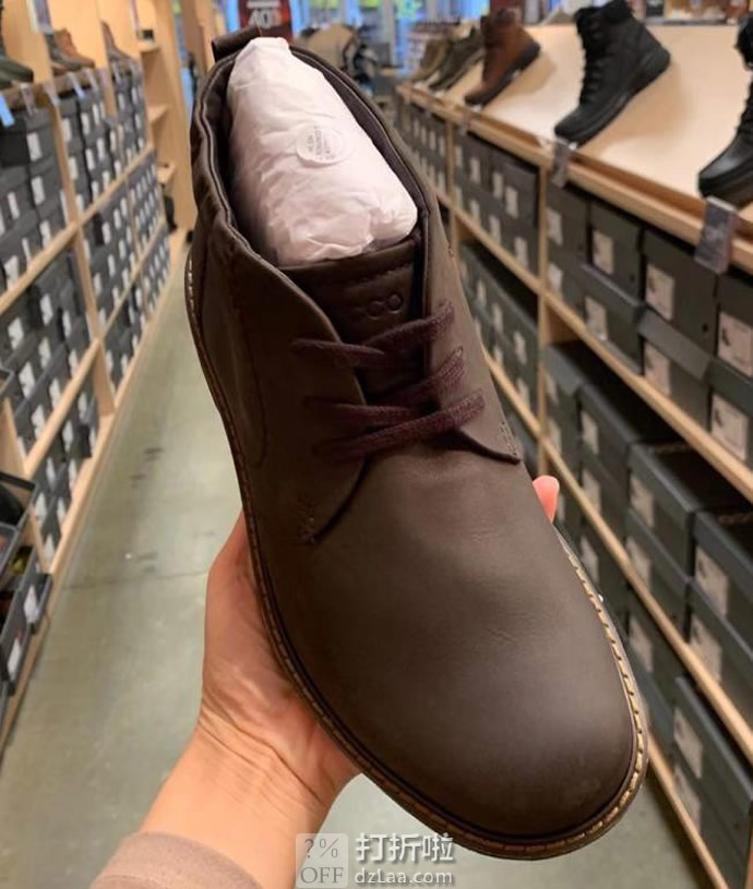 ECCO 爱步 Turn 扭转 Hydromax防水 男式系带休闲靴 4.5折.03 海淘转运到手约￥567