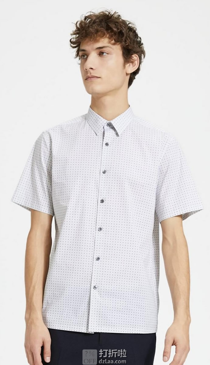 Theory 希尔瑞 Irving系列 男式短袖衬衫 S码2.1折.96 海淘转运到手约￥452