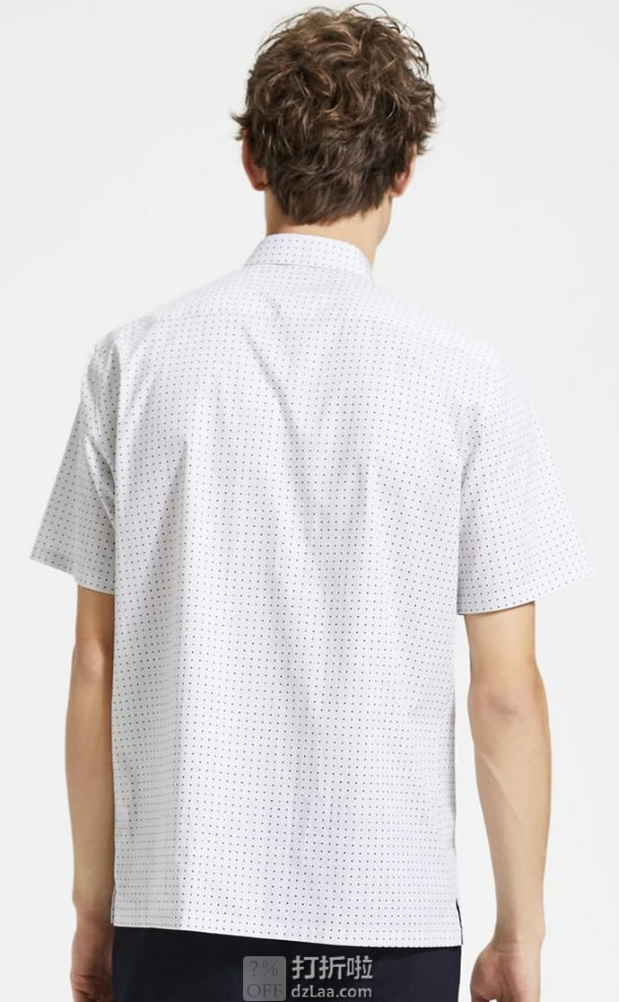 Theory 希尔瑞 Irving系列 男式短袖衬衫 S码2.1折.96 海淘转运到手约￥452