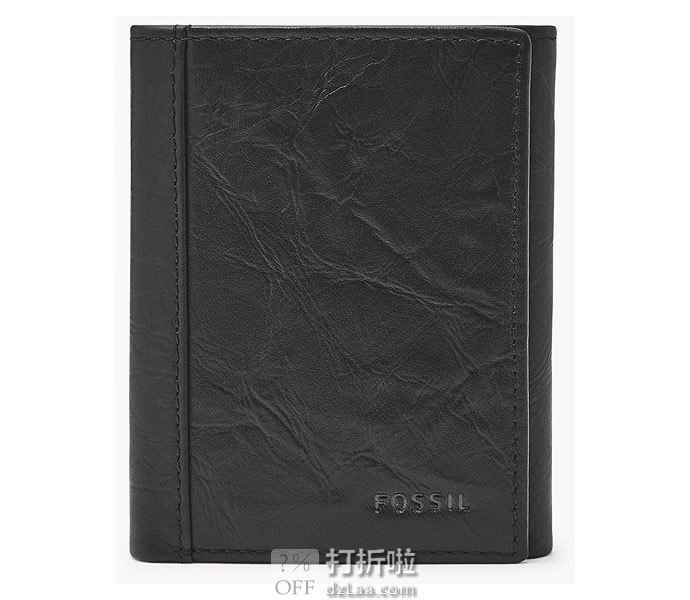 Fossil Fossil 化石 Neel  男式三折钱包 4折.2 两色可选 海淘转运到手约￥144
