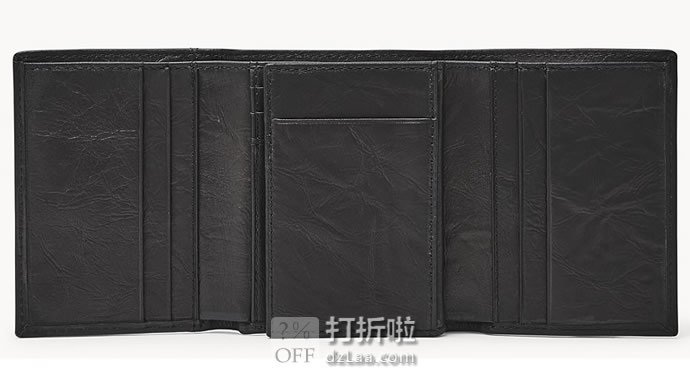 Fossil Fossil 化石 Neel  男式三折钱包 4折.2 两色可选 海淘转运到手约￥144