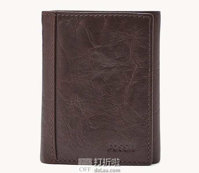 Fossil Fossil 化石 Neel  男式三折钱包 4折.2 两色可选 海淘转运到手约￥144