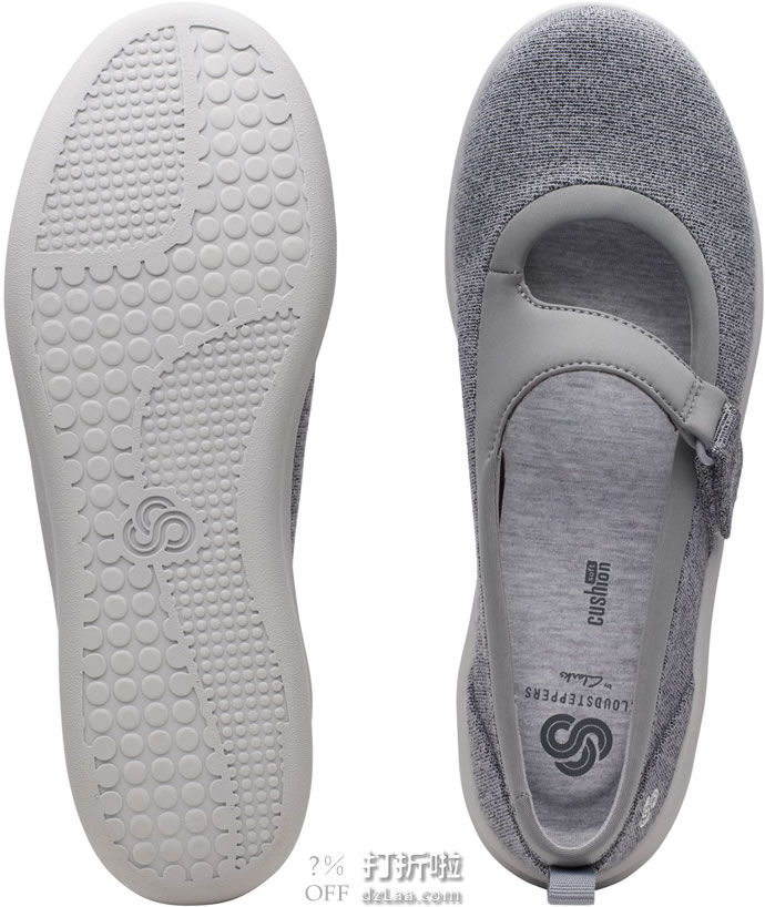 Clarks 其乐 Sillian 2.0 Soul 女式玛丽珍鞋 休闲鞋 3.1折.97 两色可选 海淘转运到手约¥243