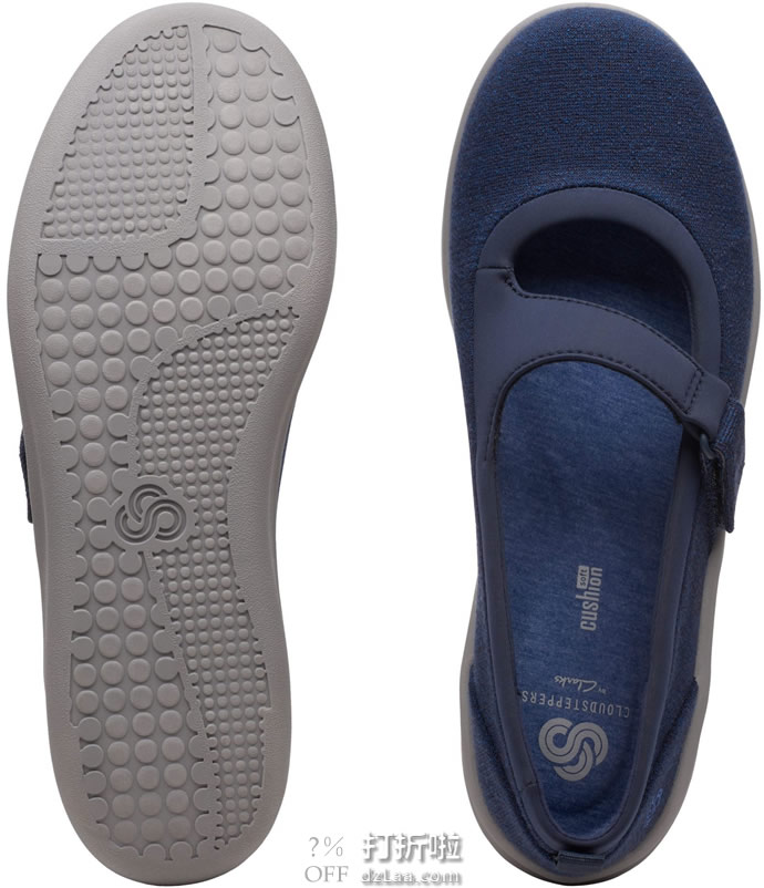 Clarks 其乐 Sillian 2.0 Soul 女式玛丽珍鞋 休闲鞋 3.1折.97 两色可选 海淘转运到手约¥243