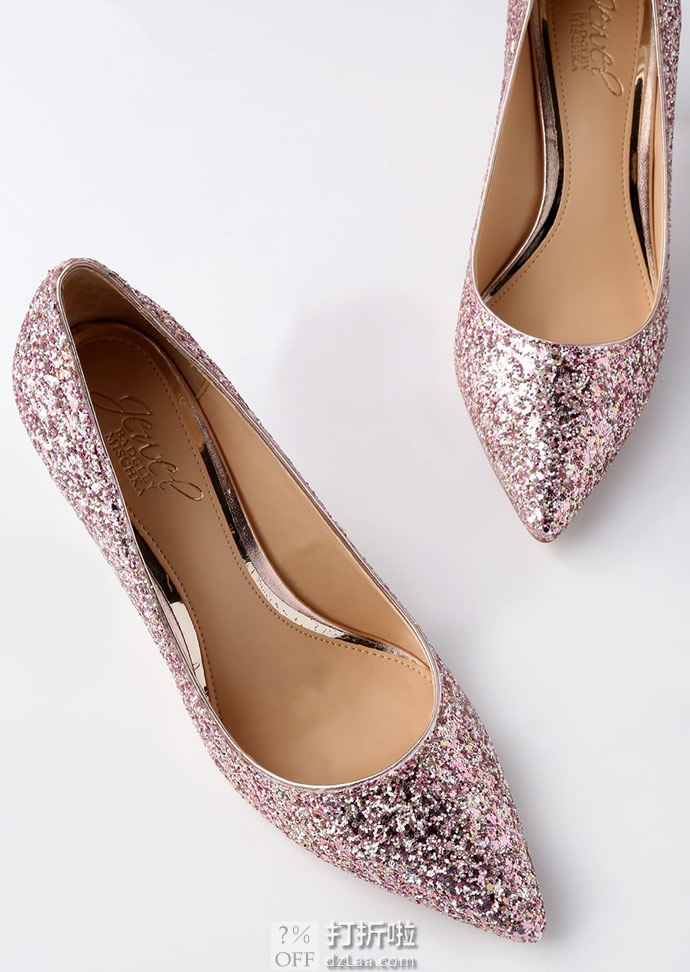 Badgley Mischka 巴吉利·米诗卡 Lyla 亮片 女式高跟鞋 单鞋 36.5码5.9折.54 海淘转运到手约¥461