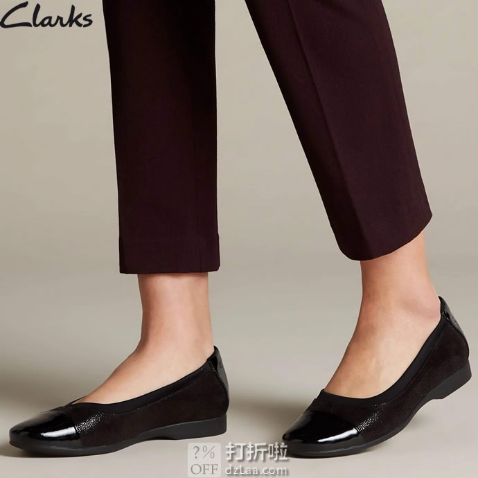 Clarks 其乐 Un高端系列 Darcey Cap 女式单鞋 3.1折.97 海淘转运到手约￥309