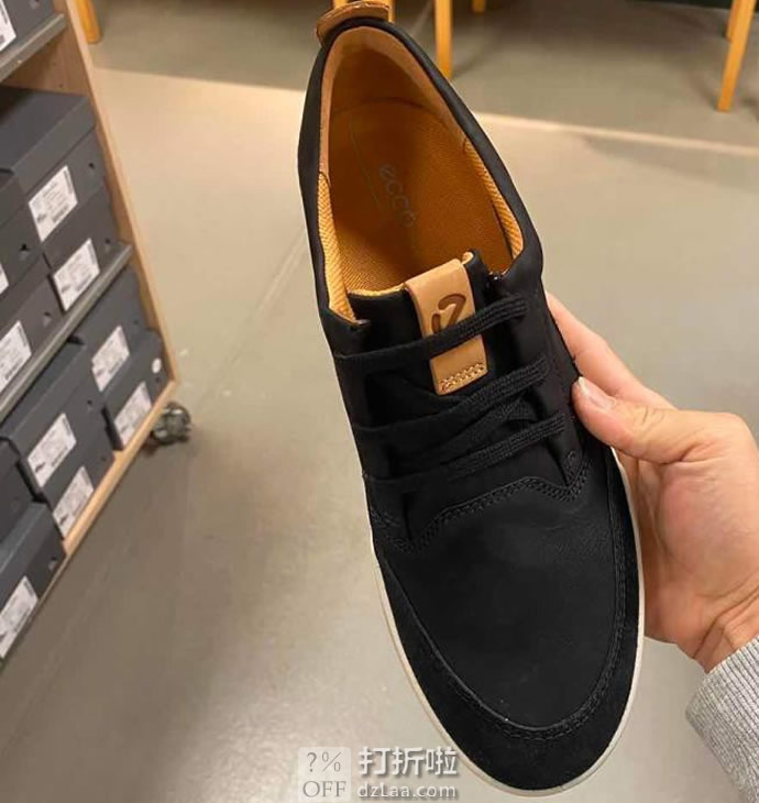 ECCO 爱步 Cathum Leisure 男式系带休闲鞋 4.5折.66起 海淘转运到手约￥401