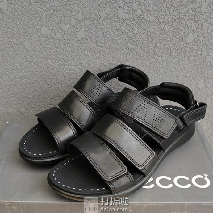 ECCO 爱步 Soft 5 柔酷5号 女式平底凉鞋 4.3折.1 海淘转运到手约￥421