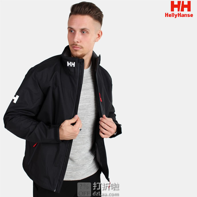 Helly Hansen 哈里汉森 Crew 双层HellyTech 防风防水保暖透气 户外男式冲锋衣 L码4.5折.08 海淘转运到手约￥591