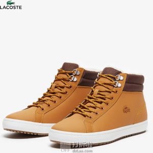 Lacoste 法国鳄鱼 Straightset 男式保暖短靴 39.5码2.7折$35.56 海淘转运到手约￥371