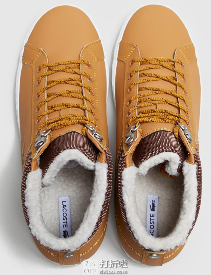 Lacoste 法国鳄鱼 Straightset 男式保暖短靴 39.5码2.7折.56 海淘转运到手约￥371