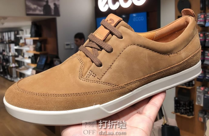 ECCO 爱步 Cathum Leisure 男式系带休闲鞋 39码4.9折.66 海淘转运到手约￥430