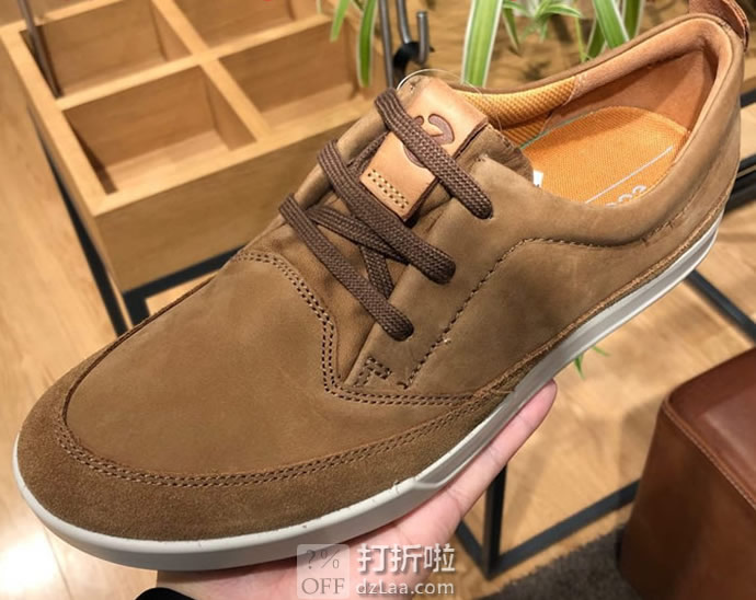 ECCO 爱步 Cathum Leisure 男式系带休闲鞋 39码4.9折.66 海淘转运到手约￥430