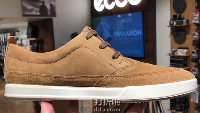 ECCO 爱步 Cathum Leisure 男式系带休闲鞋 39码4.9折.66 海淘转运到手约￥430