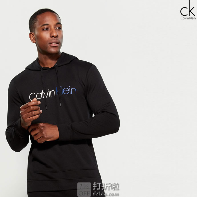 Calvin Klein 卡尔文·克莱恩 CK 男式连帽卫衣 M码5.7折.76 海淘转运到手约¥213