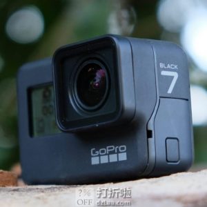 GoPro Hero7 Black 旗舰版 4K运动相机 9.2折$367史低 海淘转运到手约￥2554 可直邮