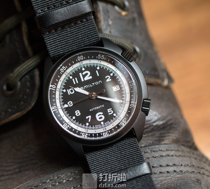 降20刀 Hamilton 汉米尔顿 卡其航空系列 H80485835 男式自动机械表 优惠码折后8.1史低 海淘转运关税补贴到手约¥2783
