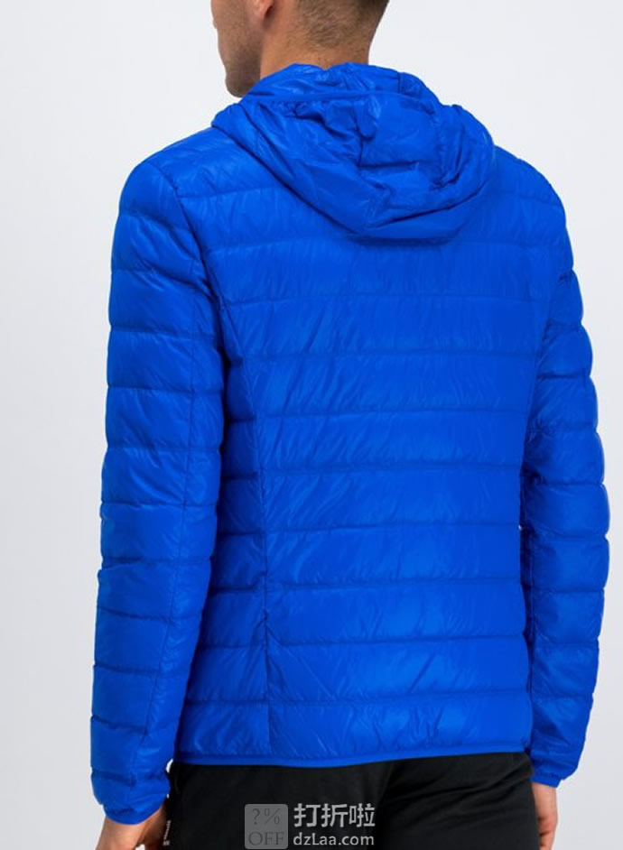 Emporio Armani 阿玛尼 EA7系列 轻薄可压缩 男式连帽羽绒服 S码3.2折.76 海淘转运到手约￥587