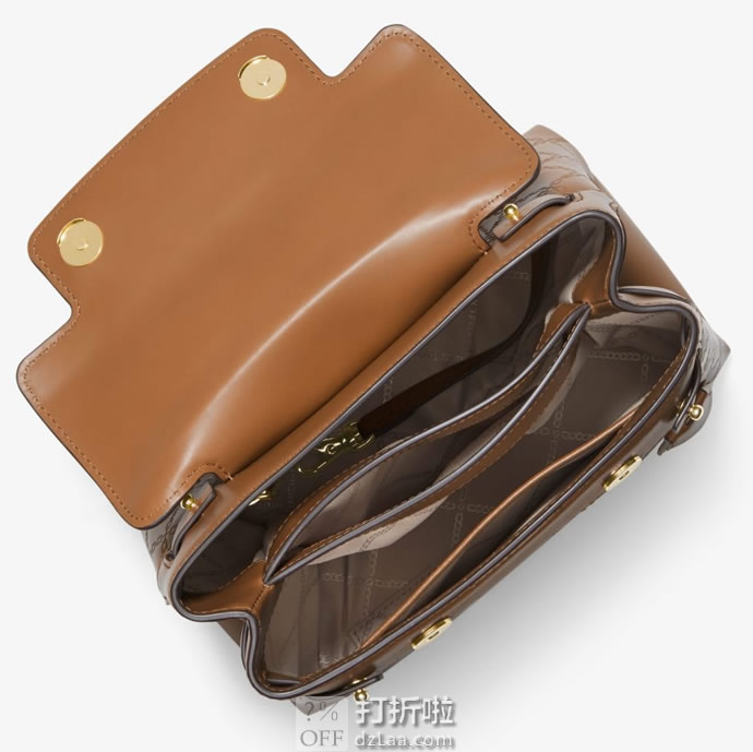 MICHAEL KOR 迈克科尔斯 Gramercy 中号 女式锁头手提包 30S9GG7S2Y 5折4.01 海淘转运到手约¥1230