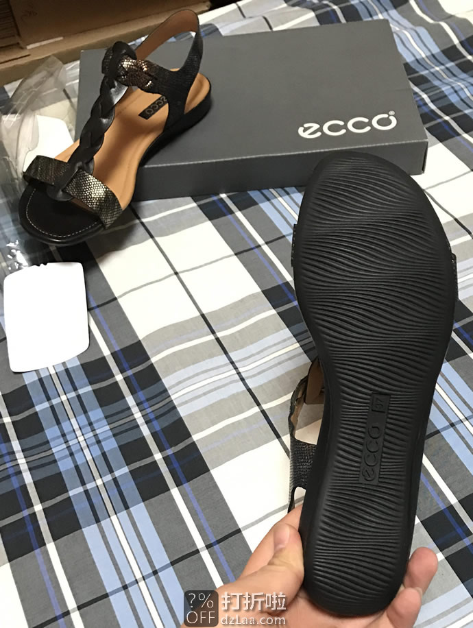 ECCO 爱步 Bouillon T字平底 女式轻盈凉鞋  海淘转运到手约￥463