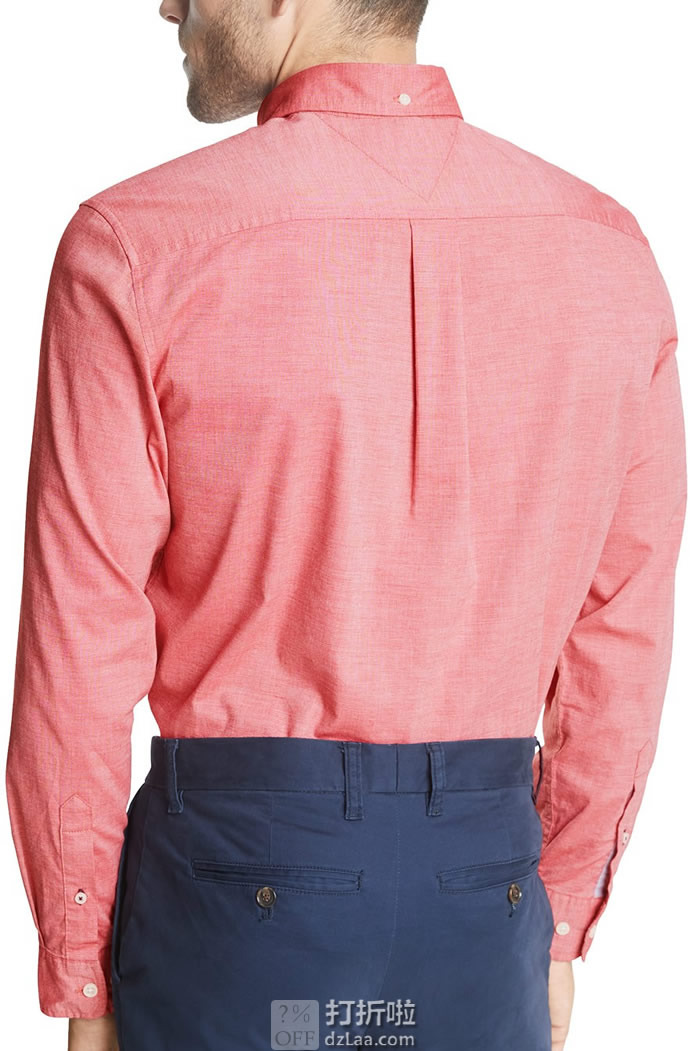 Tommy Hilfiger 汤米希尔费格 男式长袖衬衫 M码3.9折.29 海淘转运到手约￥208