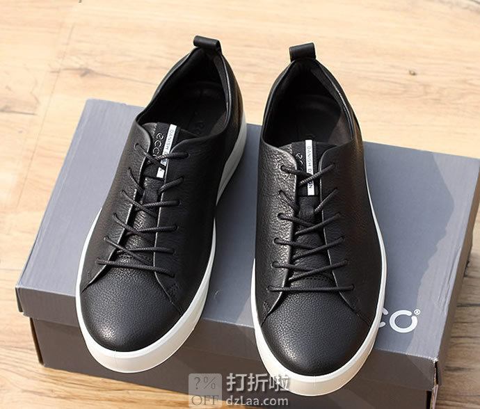 ECCO 爱步 SOFT 8 柔酷8号 男式休闲板鞋 41码3.2折.78 海淘转运到手约￥470