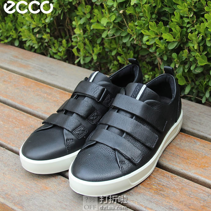 ECCO 爱步 SOFT 8 柔酷8号 三魔术贴 女式低帮板鞋 多重优惠折后￥599包邮 88VIP会员还可95折