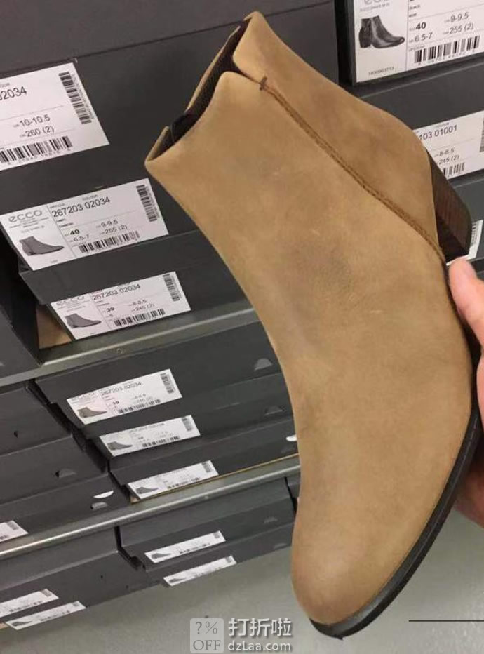 ECCO 爱步 Shape 35 Stitch 型塑系列 女式短靴 39码2.5折.83 海淘转运到手约￥414