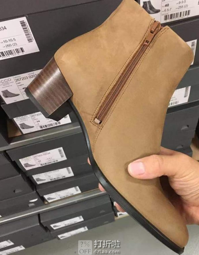 ECCO 爱步 Shape 35 Stitch 型塑系列 女式短靴 39码2.5折.83 海淘转运到手约￥414