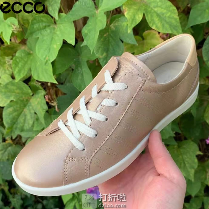 断码3.4折 ECCO 爱步 Leisure 惬意系列 女式系带休闲鞋 .95 海淘转运到手约￥401 天猫￥979