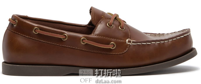 Tommy Hilfiger 汤美费格 Brazen3 人造革 男式船鞋 8码3折.95 海淘转运到手约￥238